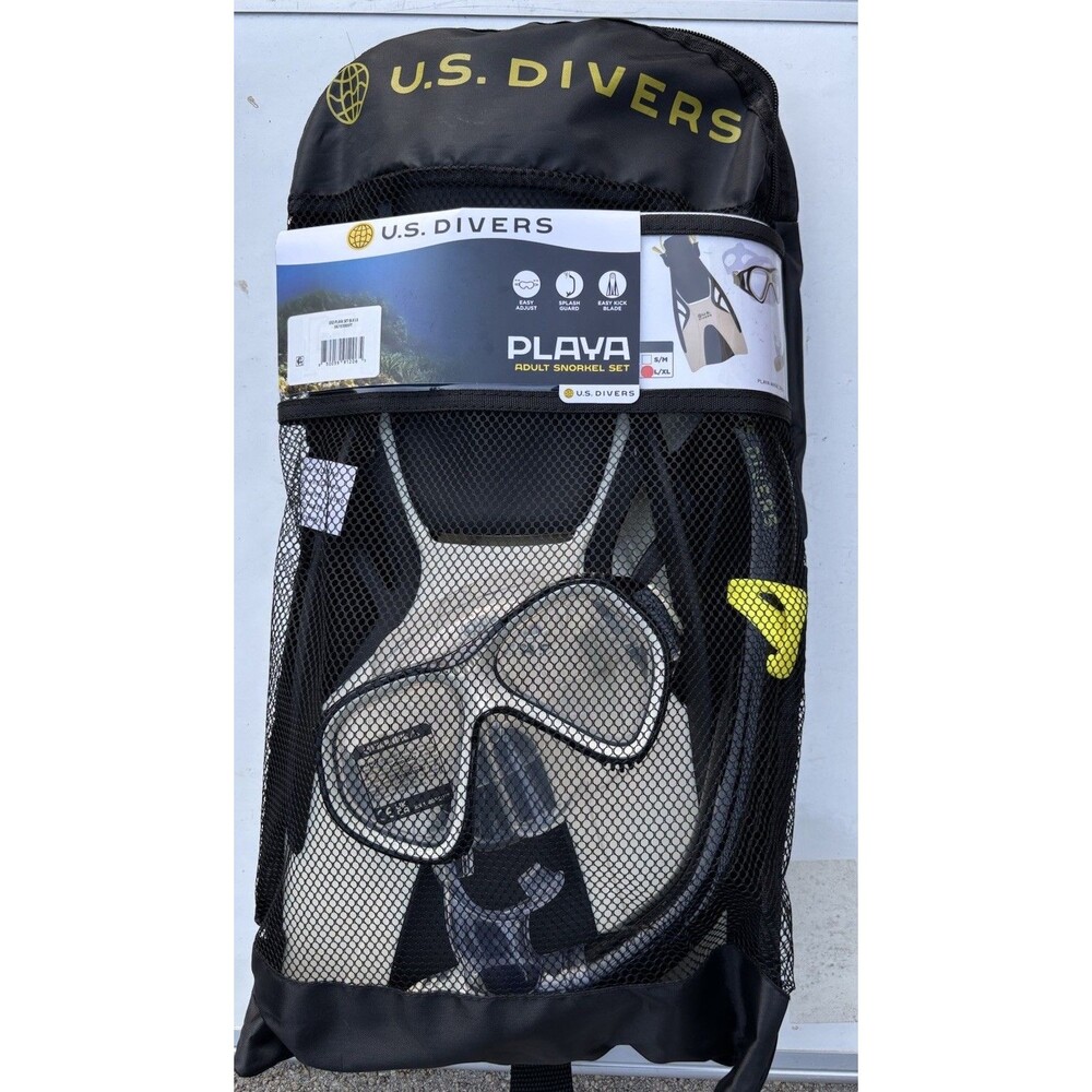 U.S. DIVERS Playa Adult Snorkeling Set  L/XL (New)